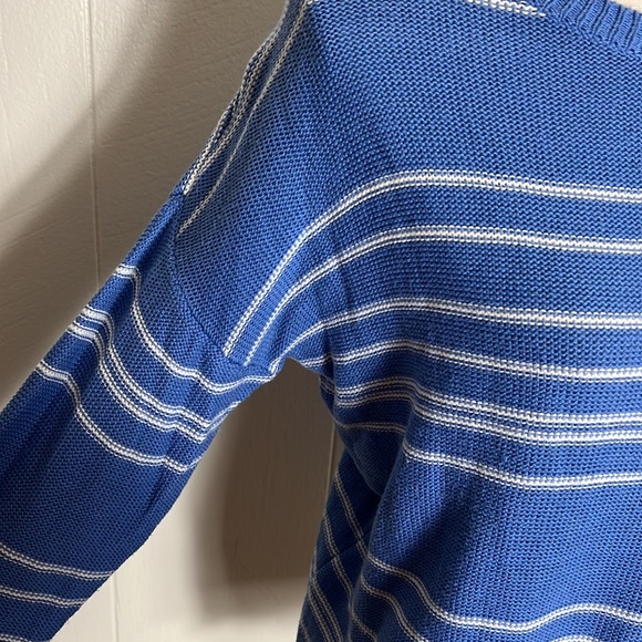 Forever 21 Blue and White Striped Sweater - Picture 2 of 5